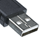 Ikona tylnego złącza USB 2.0 w komputerze lub laptopie